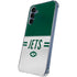 NFL New York Jets White Striped Galaxy A55 5G Clear Case