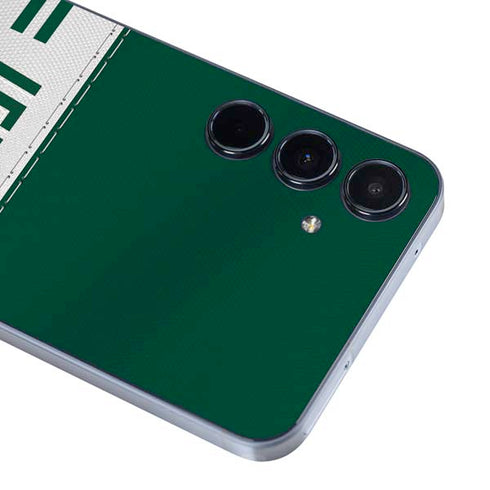 NFL New York Jets White Striped Galaxy A55 5G Skin