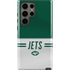 NFL New York Jets White Striped Galaxy S23 Ultra Pro Case