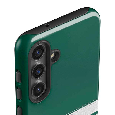 NFL New York Jets White Striped Galaxy S25 Impact Case