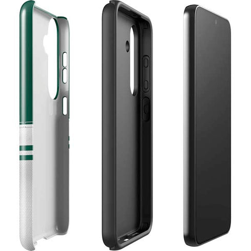 NFL New York Jets White Striped Galaxy S25 Impact Case