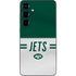 NFL New York Jets White Striped Galaxy S25 Skin