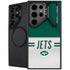 NFL New York Jets White Striped Galaxy S25 Ultra Kickstand Case