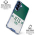 NFL New York Jets White Striped Galaxy S25 Clear Case