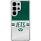 NFL New York Jets White Striped Galaxy S25 Ultra Clear Case