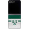 NFL New York Jets White Striped Galaxy Z Flip6 Skin