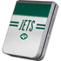 NFL New York Jets White Striped Galaxy Z Flip6 Skin