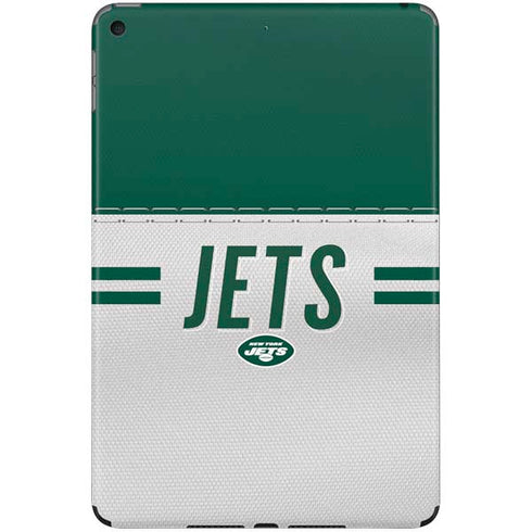 NFL New York Jets White Striped iPad Skins