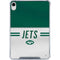 NFL New York Jets White Striped iPad 11th Gen (2025) Clear Case