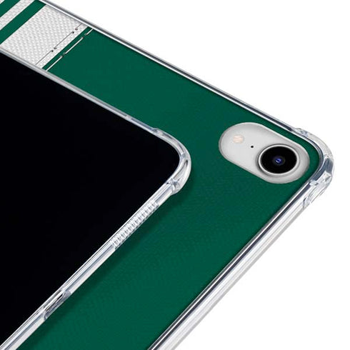 NFL New York Jets White Striped iPad 11th Gen (2025) Clear Case