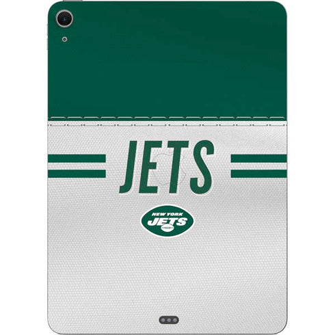 NFL New York Jets White Striped Apple iPad Air Skin