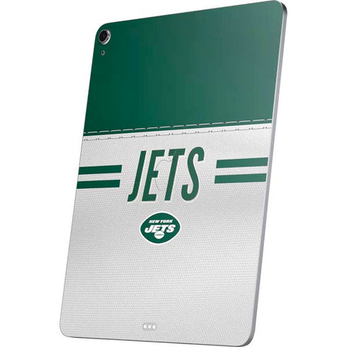 NFL New York Jets White Striped Apple iPad Air Skin