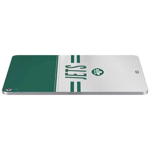 NFL New York Jets White Striped Apple iPad Air Skin