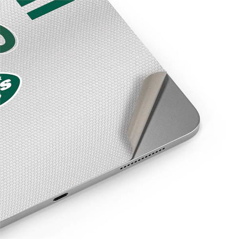 NFL New York Jets White Striped Apple iPad Air Skin