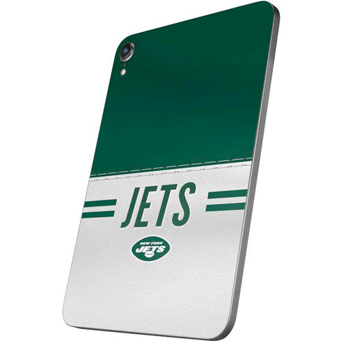 NFL New York Jets White Striped Apple iPad Mini Skin