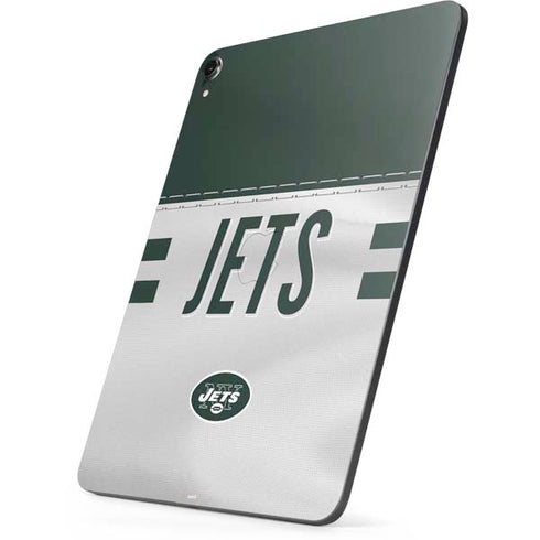 NFL New York Jets White Striped Apple iPad Pro Skin