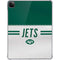 NFL New York Jets White Striped iPad Pro 11in (2024) Clear Case