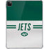 NFL New York Jets White Striped iPad Pro 11in (2024) Clear Case