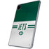 NFL New York Jets White Striped iPad Pro 11in (2024) Clear Case