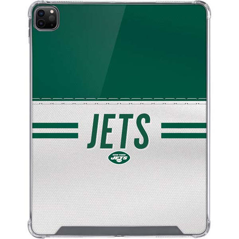NFL New York Jets White Striped iPad Cases