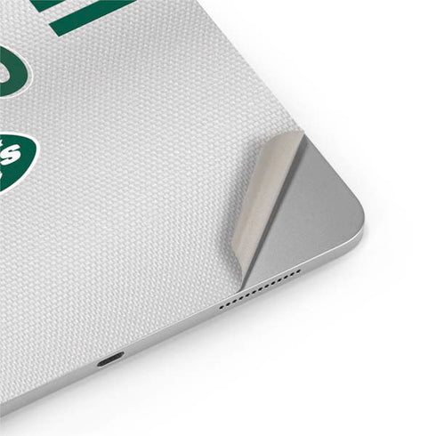 NFL New York Jets White Striped iPad Pro 13in M4 (2024) Skin