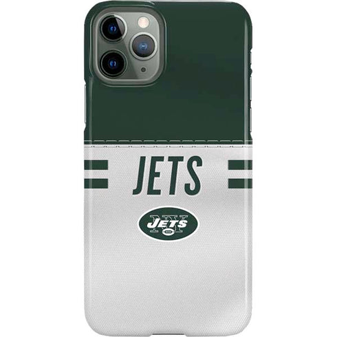 NFL New York Jets White Striped iPhone Cases