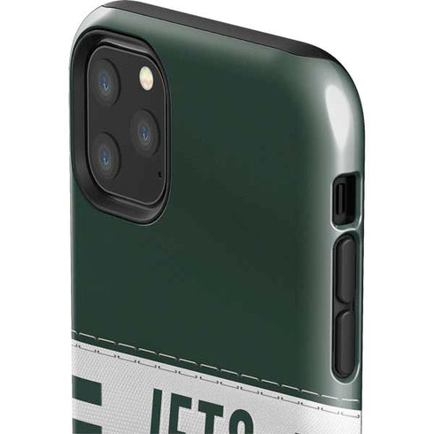 NFL New York Jets White Striped iPhone 11 Pro Max Impact Case