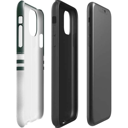 NFL New York Jets White Striped iPhone 11 Pro Max Impact Case