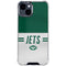 NFL New York Jets White Striped iPhone 15 Clear Case