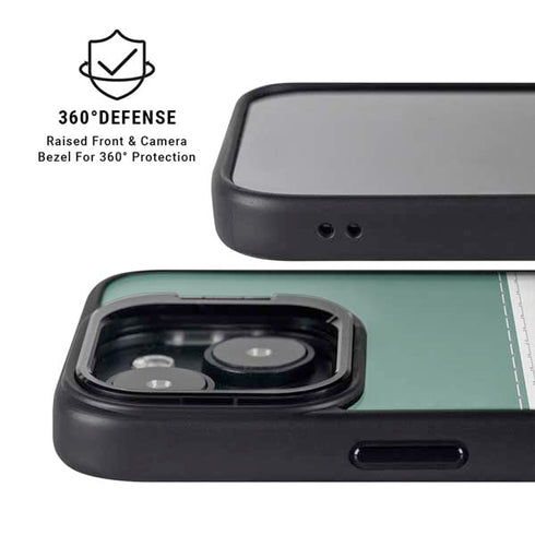 NFL New York Jets White Striped iPhone 15 Plus Kickstand Case