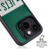 NFL New York Jets White Striped iPhone 15 Plus Kickstand Case