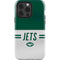 NFL New York Jets White Striped iPhone 15 Pro Impact Case