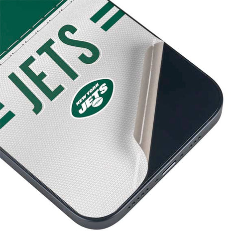 NFL New York Jets White Striped iPhone 15 Skin