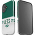 NFL New York Jets White Striped iPhone 16 Impact Case