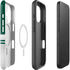 NFL New York Jets White Striped iPhone 16 Magsafe Impact Case