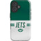 NFL New York Jets White Striped iPhone 16 Plus Impact Case