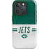 NFL New York Jets White Striped iPhone 16 Pro Impact Case