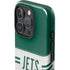 NFL New York Jets White Striped iPhone 16 Pro Impact Case