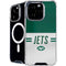 NFL New York Jets White Striped iPhone 16 Pro MagSafe Case