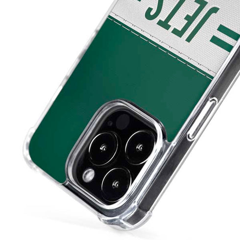 NFL New York Jets White Striped iPhone 16 Pro MagSafe Case