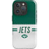 NFL New York Jets White Striped iPhone 16 Pro Max Impact Case