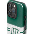 NFL New York Jets White Striped iPhone 16 Pro Max Impact Case