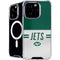 NFL New York Jets White Striped iPhone 16 Pro Max MagSafe Case