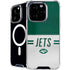 NFL New York Jets White Striped iPhone 16 Pro Max MagSafe Case