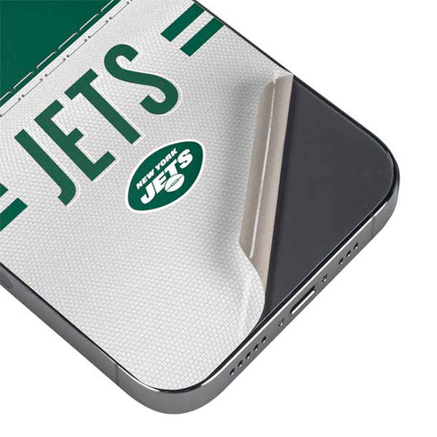 NFL New York Jets White Striped iPhone 16 Pro Max Skin