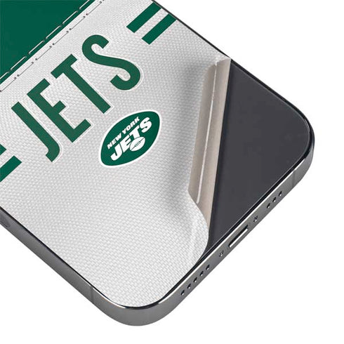 NFL New York Jets White Striped iPhone 16 Pro Skin