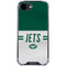 NFL New York Jets White Striped iPhone 16e Clear Case