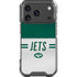 NFL New York Jets White Striped iPhone 18 Pro Clear Case