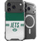 NFL New York Jets White Striped iPhone 18 Pro MagSafe Case