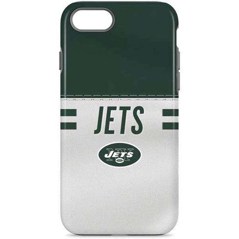 NFL New York Jets White Striped iPhone 7 Pro Case